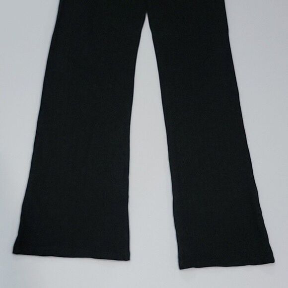 BETABRAND Pants Womans Large Black  Textured Bootcut Dress Yoga Comfort Stretch - Picture 3 of 8